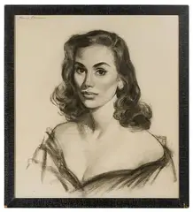 Untitled by Harry Ekman, Charcoal on Paper, offered Jun 2023