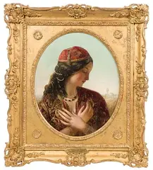 Henry Nelson O'Neil, Untitled, Oil on Board
