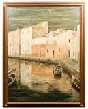 Jean Pierre Capron, Burano, Oil on Canvas