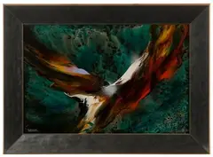 Untitled by Leonardo Nierman, Oil on Masonite, offered May 2023