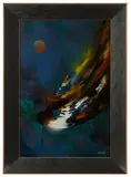 Cosmic Wind by Leonardo Nierman, Oil on Masonite, offered May 2023