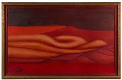 Aref El Rayess, Untitled, Oil on Canvas