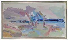 Untitled by Dimitris Koukos, Oil on Canvas, offered May 2023