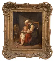 Untitled by Alexandre Josquin, Oil on Canvas, offered Apr 2023