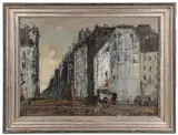 Jan Rijlaarsdam, Early Morning Storm: Paris, Oil on Canvas