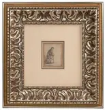Rembrandt Harmenszoon van Rijn, Beggar Woman Leaning on a Stick, Etching and Drypoint