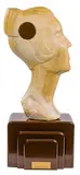 Visage de Femme by Bob Brower, Carved Stone Bust, offered Apr 2023