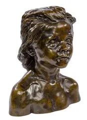 La Petite Chatelaine by Camille Claudel, Bronze Bust, offered Apr 2023
