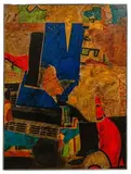 Harry Bouras, Untitled, Mixed Media on Masonite