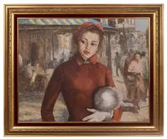 Maxine by Pál Fried, Oil on Canvas "Maxine", offered Mar 2023