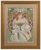 Alphonse Mucha, Reverie, Lithograph on Rives paper