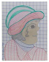 Inez Nathaniel-Walker, Marker, Colored, Pencil and Graphite on Paper