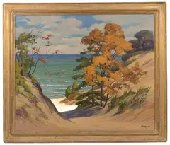 William H. Eppens, The Blowout, Oil on Canvas