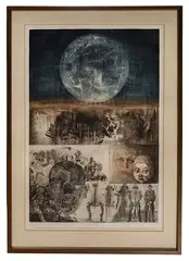 Jiří Anderle, Cruel Game for a Man, Drypoint