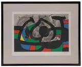 Le Lezard aux Plumes D'Or: Plate X by Joan Miró, Lithograph, offered Feb 2023