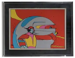 Somewhere in Space by Peter Max, Serigraph, offered Feb 2023