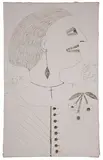 Lee Godie, Chicago, City of Plenty, Mixed Media on Canvas