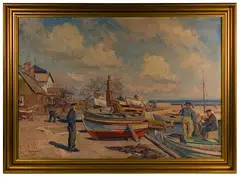 Untitled by Borge C. Kyrop, Oil on Canvas, offered Dec 2022