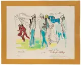 LeRoy Nieman, Munich 11 A.M., Serigraph