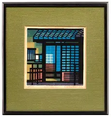 Clifton Karhu, Kyoto I, Woodblock Print