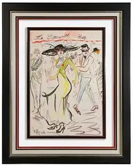Untitled by Marc Clauzade, Watercolor and Gouache on Paper, offered Nov 2022