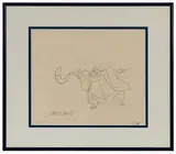 Marc Davis, King Hubert, Pencil on Paper Cel