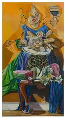 Abundant Earth by Jeffrey Goldstein, Oil on Linen, offered Oct 2022