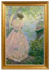 Untitled by Oskar Gross, Oil on Board, offered Oct 2022