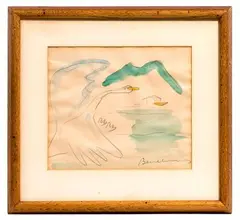 Ludwig Bemelmans, Untitled, Watercolor and Pencil on Paper