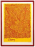 Keith Haring, Playboy Bunny No. 2, Serigraph