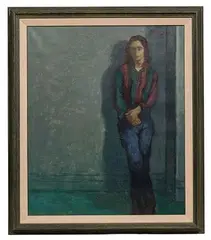 Moses Soyer, Untitled, Oil on Canvas
