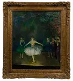 Ben Stahl, Her Last Performance, Oil on Canvas