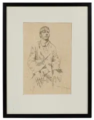 Frank Brangwyn, Untitled, Graphite on Paper