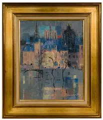 László Ney, Untitled, Oil on Canvas