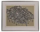 Charley Harper, Serengeti Spaghetti, Serigraph