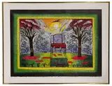Hollis Sigler, Untitled, Lithograph on BFK Rives Paper