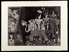 Camp Shopalong by Gladys Nilsson, Aquatint, offered Jul 2022