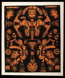 Karl Wirsum, Moming Masked Ball, Serigraph