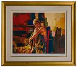 Nicola Simbari, Apres le Bain, Serigraph