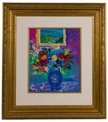 Jean Claude Picot, Les Fleurs du Jardin, Serigraph
