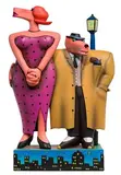 Markus Pierson, The Gumshoe and the Dame, Wood Resin Sculpture