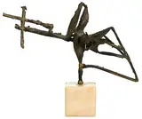Virginio Ferrari, Brutalist, Bronze Sculpture