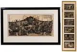 Utagawa Sadahide, Portraits of Takeda Shingen, Woodblock Triptych