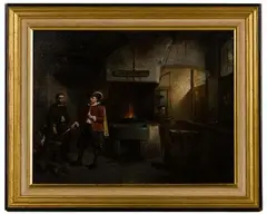 Untitled by Hendricus Johannes Scheeres, Oil on Wood Panel, offered May 2022