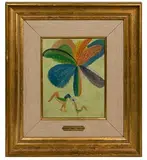 Henri Maik, Mother Bird, Oil on Canvas