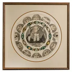 Curt Frankenstein, Judicial Wheel of Fortune, Etching