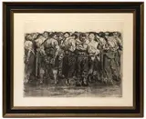 Käthe Kollwitz, The Prisoners (Die Gefangenen), Etching
