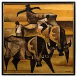 Untitled by Paco Gorospe, Oil on Canvas, offered Apr 2022