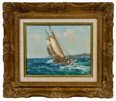 Charles Vickery, Summer Breeze, Oil on Canvas
