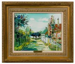 La Route by Yolande Ardisonne, Oil on Canvas, offered Apr 2022
